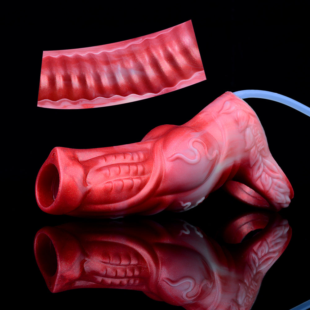 The SeedSpiller - Squirting Cock Sleeve - 2 Sizes