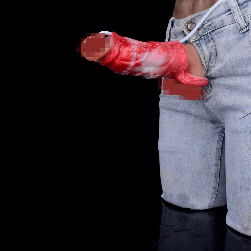 The SeedSpiller - Squirting Cock Sleeve - 2 Sizes