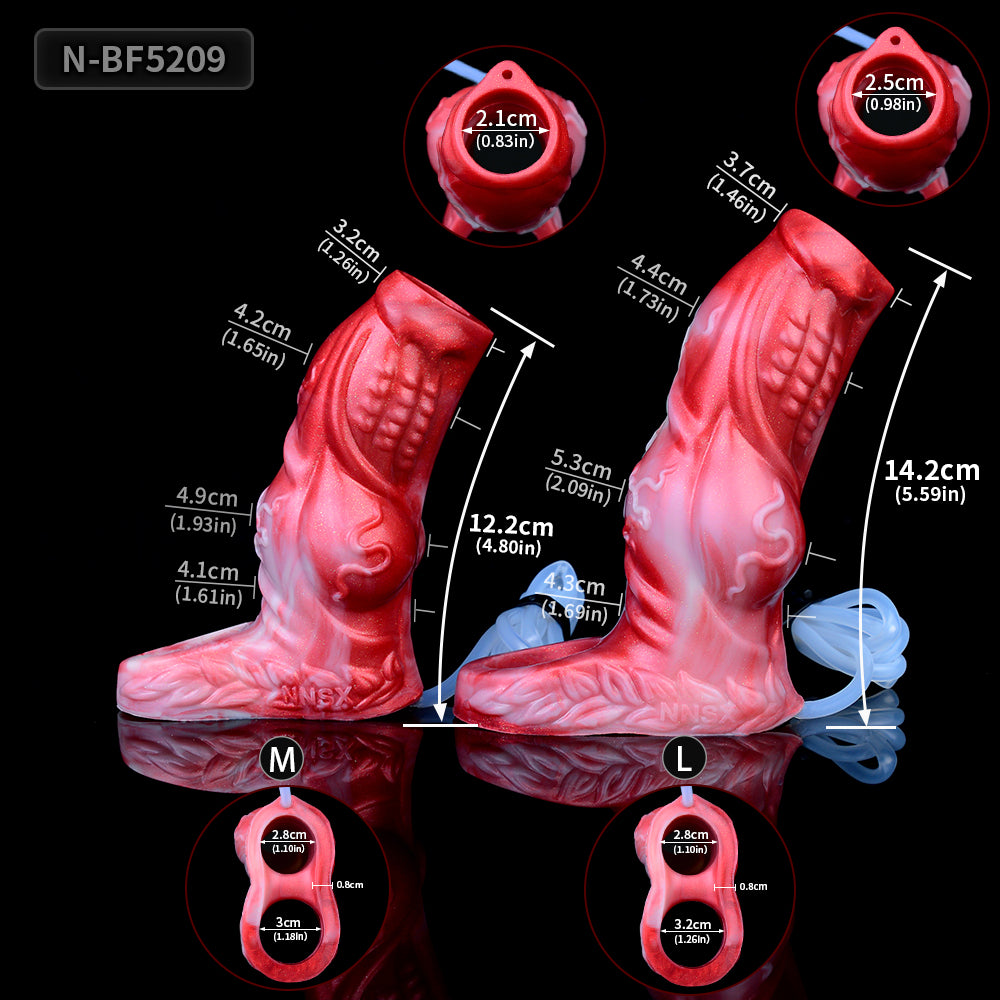 The SeedSpiller - Squirting Cock Sleeve - 2 Sizes