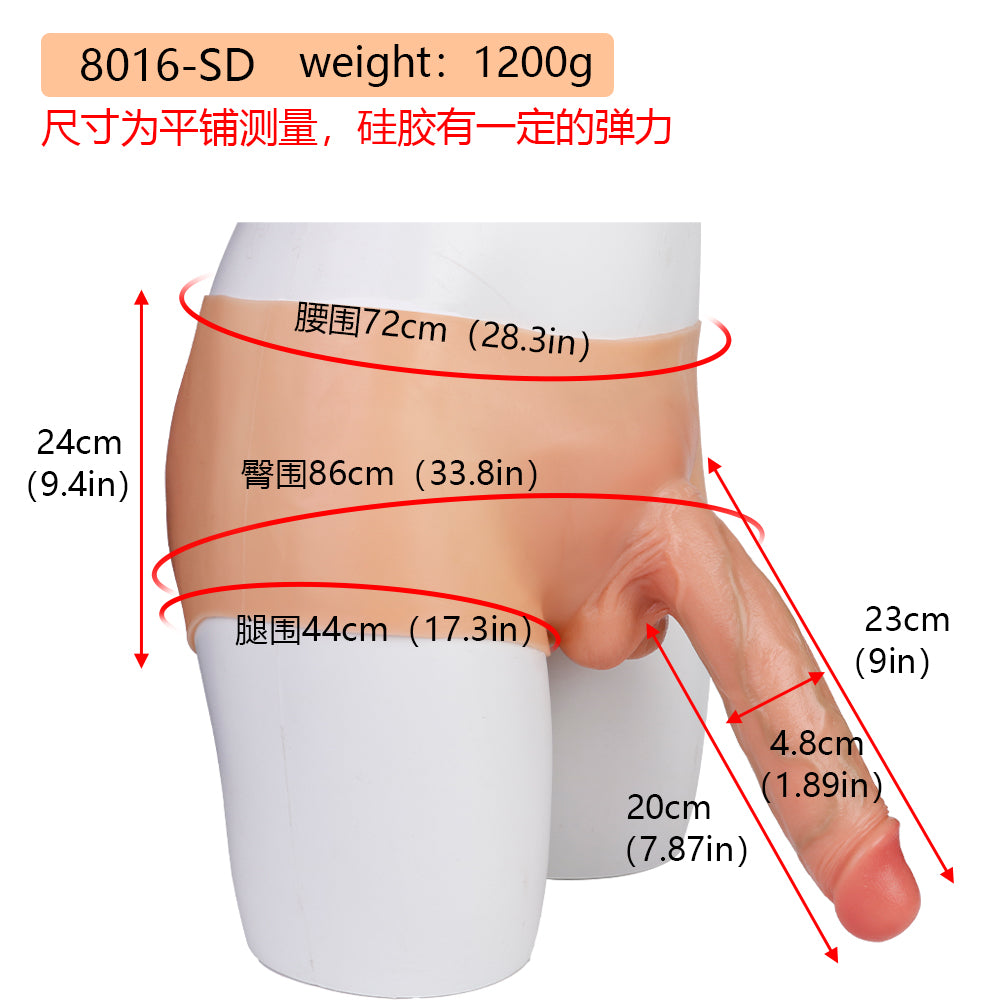 The Big Finisher - 9 Inch Hollow Strap On